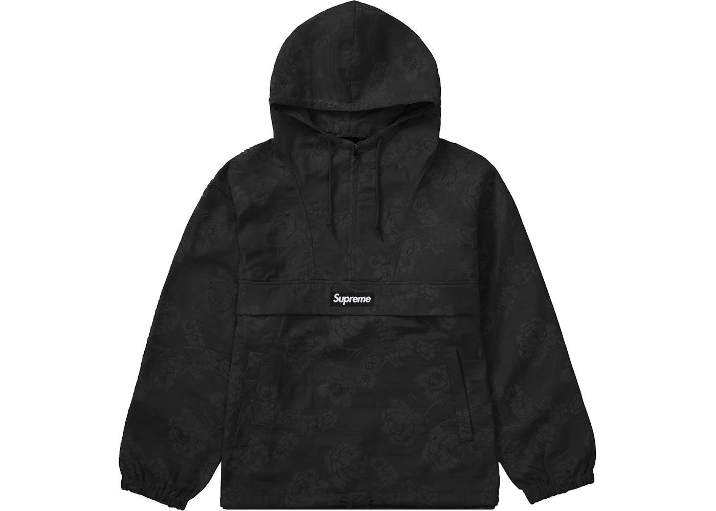 Supreme Floral Tapestry Anorak Black