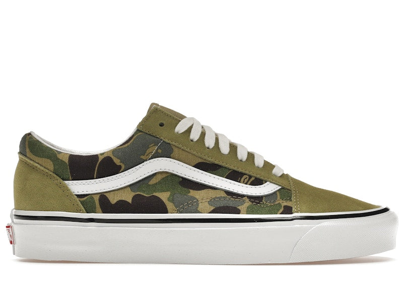 Vans Old Skool 36 DX Bape Green ABC Camo